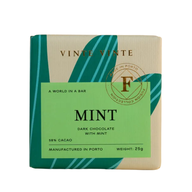 Vinte Vinte Fusion Chocolate Negro 58% Menta 25g 