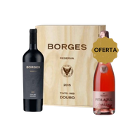 3 Uni Borges Douro Reserva + 1 Fita Azul Passion Red