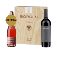 3 Uni Borges Dão Reserva + 1 Fita Azul Passion Red