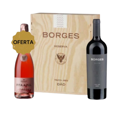 3 Uni Borges Dão Reserva + 1 Fita Azul Passion  Tinto
