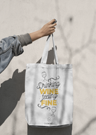 Tote Bag Drinkin Onwine 