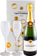 Champagne Taittinger Reserva C/2 Flutes Sparkling