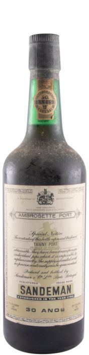 Sandeman Ambrosette 30 Anos (Engarrafado Em )