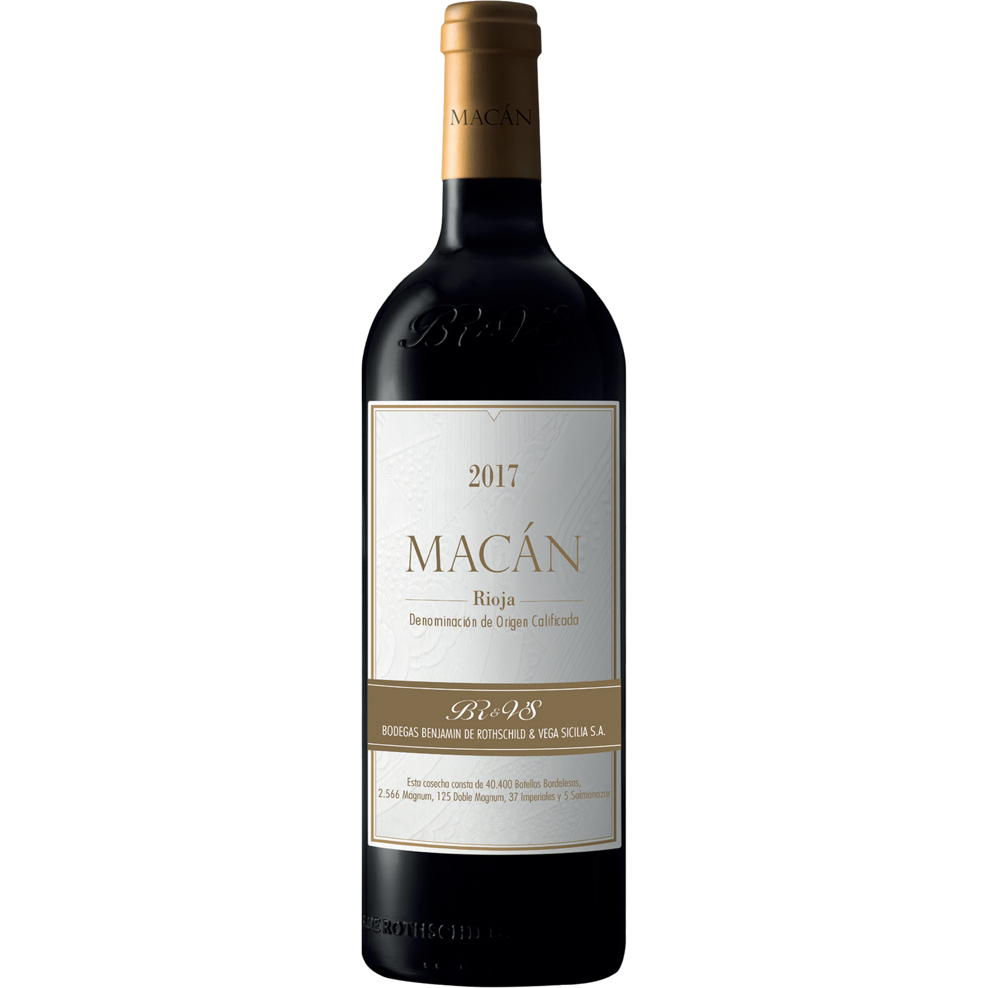 Vega Sicilia Macan Rótulo Dourado Espanha