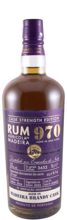 Rum Agrícola Da Madeira 970 Brandy Cask