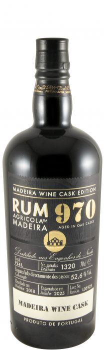 Rum Agrícola Da Madeira 970 Madeira Cask 52.6%