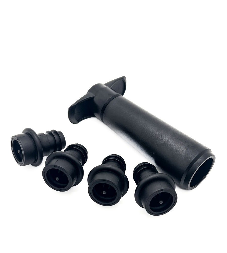 Bomba De Vácuo + 4 Rolhas Reutilizáveis