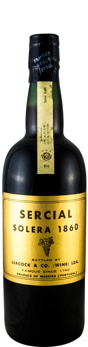 Madeira Leacock's Sercial Solera (Rótulo Em Papel)