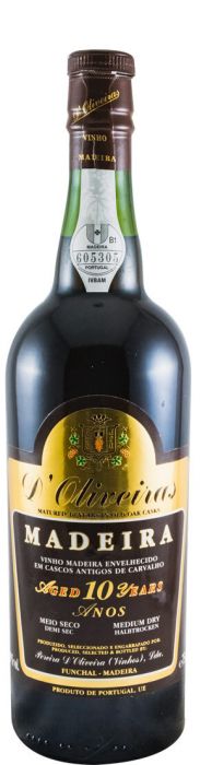 D´Oliveiras Meio Seco 10 Anos Madeira