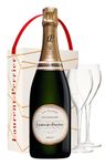 Estuche Laurent-Perrier La Cuvée com 2 taças