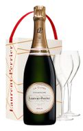Estuche Laurent-Perrier La Cuvée Com 2 Taças Sparkling