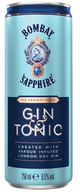 Bombay Sapphire & Tonic 250ml 