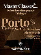 Bilhete Masterclasses Gn: Os Icónicos Champagnes Taittinger 