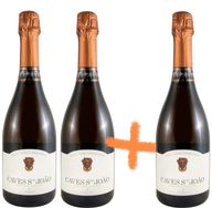 Compre 2, Leve 3: Caves São João Homenagem A Luiz Costa Pinot Noir & Chardonnay Espumante