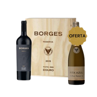 3 Uni Borges Douro Reserva + 1 Fita Azul Nature Red