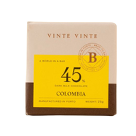 Vinte Vinte Intensity Chocolate Negro 45% Colômbia 25g 