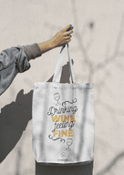 Tote Bag Drinkin Onwine 